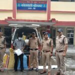 एंबुलेंस में मरीज नहीं, बोरियों में भरा था 90 किलो गांजा, पुलिस ने चालक को दबोचा